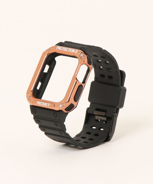 zandy（ズィーアンドワイ）の「zandy ズィー・アンド・ワイ/ Apple Watch【スポーツ一体式バンド】 アップルウォッチバンド 一体式ベルト /// sports1（デジタル腕時計・メンズ・ホワイト/クリア/ピンク/グレー/ライトグレー/ブラック/エメラルドブルー/ブラック×シルバー/ブラック×ピンク/ブラック×ゴールド/ピンクゴールド/ホワイト×ゴールド/アイボリー系/アイボリー/カーキ/カーキ系・S/M）」の22枚目の写真