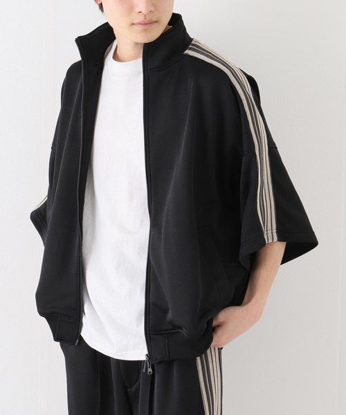 is-ness(イズネス)の「【is-ness / イズネス】SHORT SLEEVE TRACK JACKET(その他アウター・メンズ・ブラック/ネイビー・MEDIUM/LARGE)」の8枚目の写真