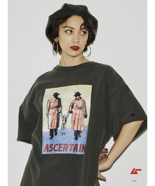 jouetie(ジュエティ)の「ムー BIG Tシャツ【コラボ】(Tシャツ/カットソー・レディース・ブラック/オフホワイト/ブルー・MEDIUM)」の9枚目の写真