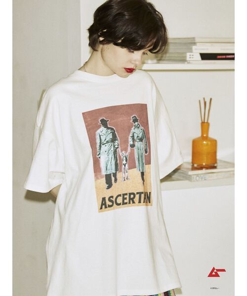 jouetie(ジュエティ)の「ムー BIG Tシャツ【コラボ】(Tシャツ/カットソー・レディース・ブラック/オフホワイト/ブルー・MEDIUM)」の20枚目の写真