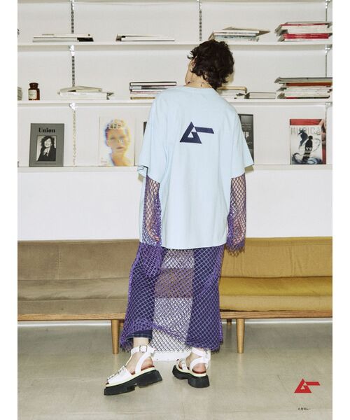 jouetie(ジュエティ)の「ムー BIG Tシャツ【コラボ】(Tシャツ/カットソー・レディース・ブラック/オフホワイト/ブルー・MEDIUM)」の22枚目の写真