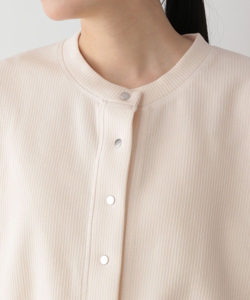 LOWRYS FARM（ローリーズファーム）の「カットカーディガンＬＳ　191163（カーディガン/ボレロ・レディース・グレー/ブラック/アイボリー/グリーン・FREE）」の17枚目の写真