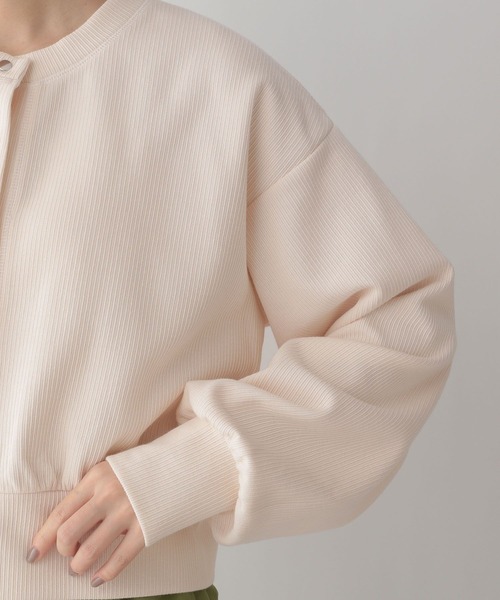 LOWRYS FARM（ローリーズファーム）の「カットカーディガンＬＳ　191163（カーディガン/ボレロ・レディース・グレー/ブラック/アイボリー/グリーン・FREE）」の18枚目の写真