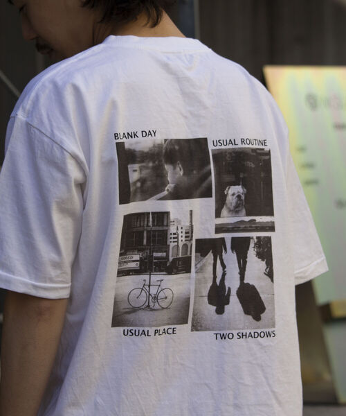 GLOSTER(グロスター)の「【GLOSTER/グロスター】バックプリント フォトプリントクルーネックTシャツ ドロップショルダー(Tシャツ/カットソー・メンズ・ブラック/ホワイト系その他2/ホワイト系その他/アッシュグレー・L/M)」の19枚目の写真