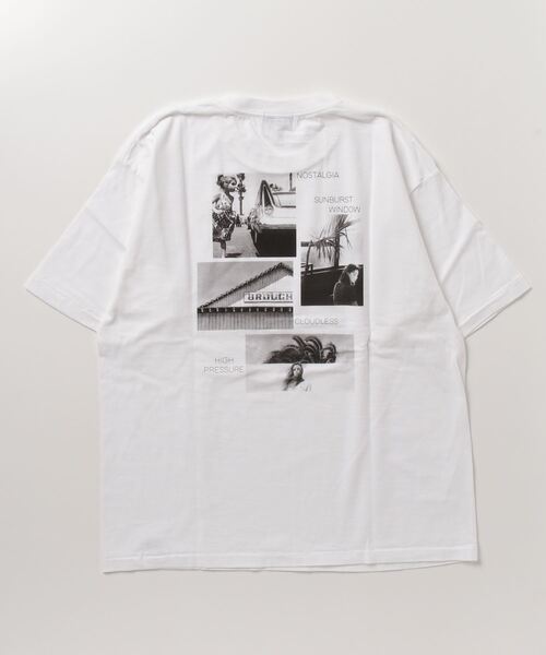 GLOSTER(グロスター)の「【GLOSTER/グロスター】バックプリント フォトプリントクルーネックTシャツ ドロップショルダー(Tシャツ/カットソー・メンズ・ブラック/ホワイト系その他2/ホワイト系その他/アッシュグレー・L/M)」の8枚目の写真