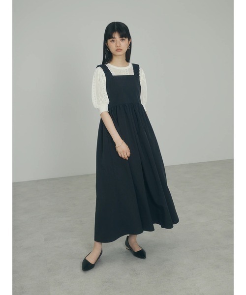 armonia（アルモニーア）の「a.透かし柄ニットプルオーバー（ニット/セーター・レディース・オフホワイト/ブラック/ライム・FREE）」の12枚目の写真