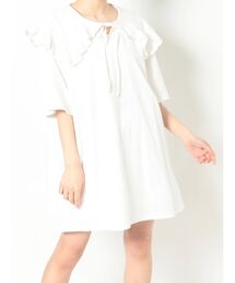 merry jenny | フリルカラーカットトップス(Tシャツ/カットソー)