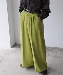 NILWAY | センタープレスドレープワイドフレア袴パンツ/センタープレス トロミ ワイドスラックス(スラックス)