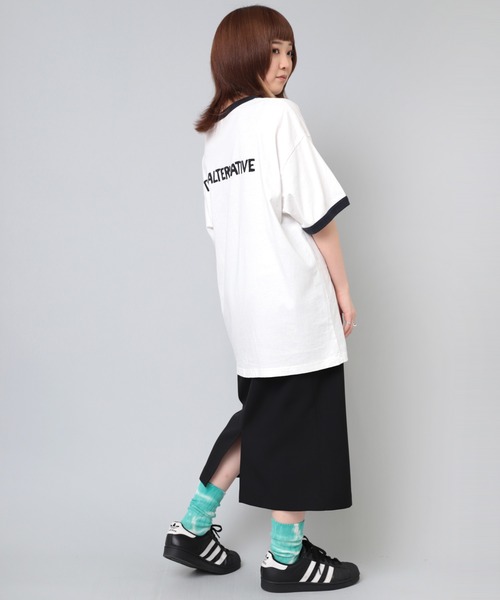 RNA（アールエヌエー）の「G1054 ルーズタイトスカート（スカート・レディース・ブラック/ブルー/マスタード・MEDIUM）」の9枚目の写真