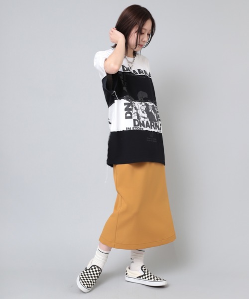 RNA（アールエヌエー）の「G1054 ルーズタイトスカート（スカート・レディース・ブラック/ブルー/マスタード・MEDIUM）」の13枚目の写真