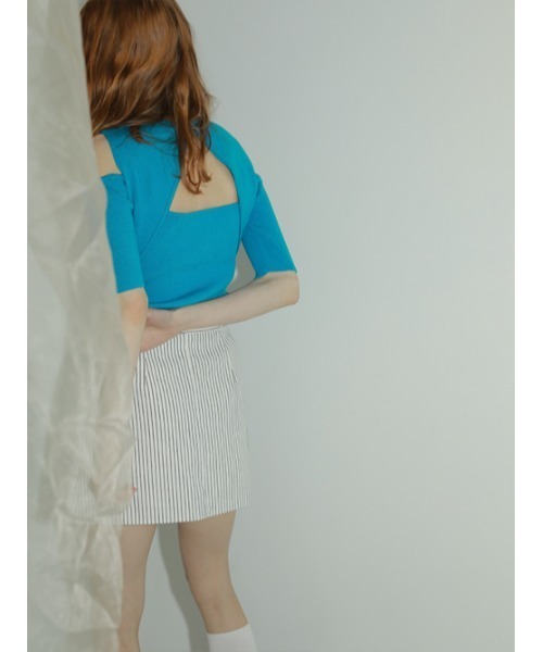 AMAIL（アマイル）の「Fashionable cut out tops（その他トップス・レディース・ライトグリーン/ブルー/ピンク/ホワイト・FREE）」の20枚目の写真