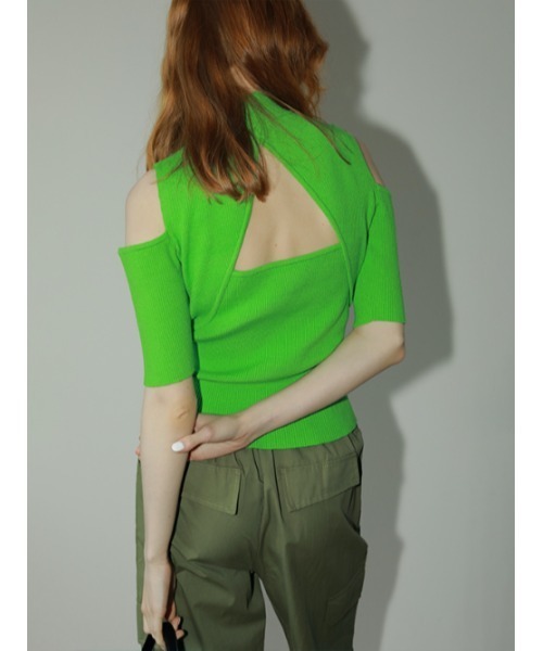 AMAIL（アマイル）の「Fashionable cut out tops（その他トップス・レディース・ライトグリーン/ブルー/ピンク/ホワイト・FREE）」の15枚目の写真