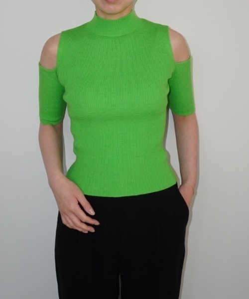 AMAIL（アマイル）の「Fashionable cut out tops（その他トップス・レディース・ライトグリーン/ブルー/ピンク/ホワイト・FREE）」の12枚目の写真