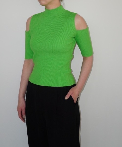 AMAIL（アマイル）の「Fashionable cut out tops（その他トップス・レディース・ライトグリーン/ブルー/ピンク/ホワイト・FREE）」の13枚目の写真