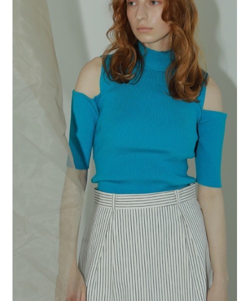 AMAIL（アマイル）の「Fashionable cut out tops（その他トップス・レディース・ライトグリーン/ブルー/ピンク/ホワイト・FREE）」の8枚目の写真