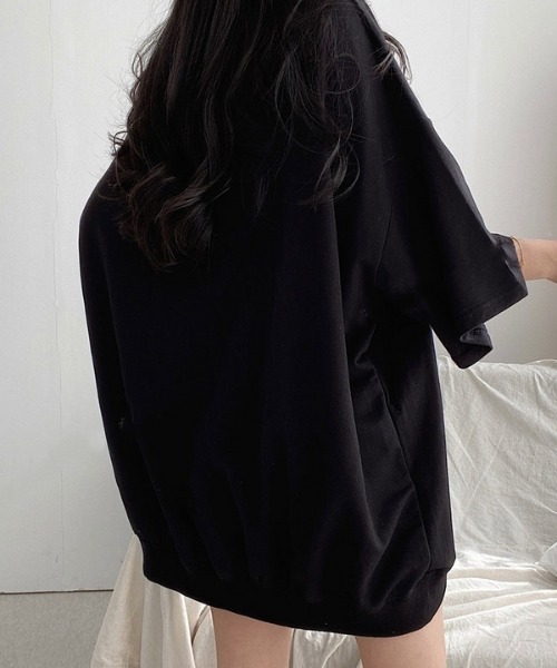 SHEENA(シーナ)の「夏に欠かせない一枚、BROOKLYNプリントオーバーTシャツ(Tシャツ/カットソー・レディース・ライトグレー/ブラック/グレー/ネイビー/ホワイト×ブラック/ライトベージュ/ホワイト系その他・M)」の12枚目の写真
