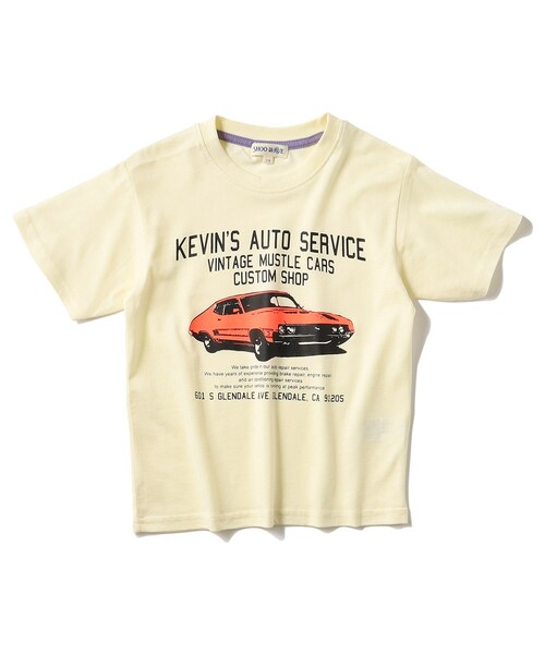 SHOO・LA・RUE（シューラルー）の「◆【接触冷感】BOYアソートTシャツ（Tシャツ/カットソー・キッズ・ブラック/カーキ/アイボリー/黄緑系・11/12/13/14）」の2枚目の写真