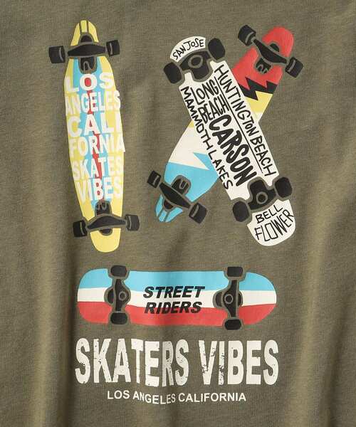 SHOO・LA・RUE（シューラルー）の「◆【接触冷感】BOYアソートTシャツ（Tシャツ/カットソー・キッズ・ブラック/カーキ/アイボリー/黄緑系・11/12/13/14）」の6枚目の写真