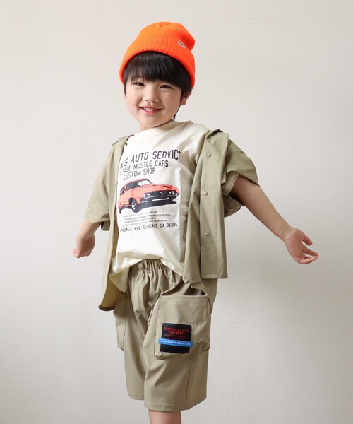 SHOO・LA・RUE（シューラルー）の「◆【接触冷感】BOYアソートTシャツ（Tシャツ/カットソー・キッズ・ブラック/カーキ/アイボリー/黄緑系・11/12/13/14）」の17枚目の写真