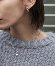 Auntie Rosa Holiday | ハートチャームネックレス / 金属アレルギー対応 / ステンレススチール(ネックレス)