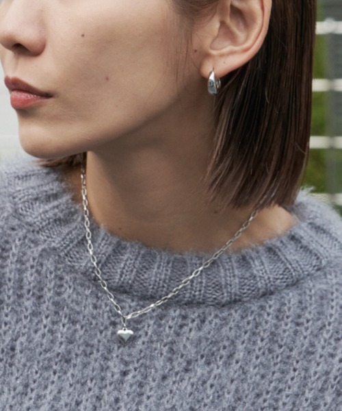 Auntie Rosa Holiday（アンティローザホリデー）の「ハートチャームネックレス / 金属アレルギー対応 / ステンレススチール（ネックレス・レディース・シルバー/ゴールド・FREE）」の13枚目の写真