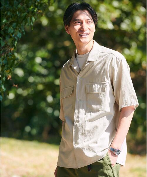 green label relaxing（グリーンレーベルリラクシング）の「ソアトリュフ エクスプローラー シャツ（シャツ/ブラウス・メンズ・ネイビー/ライトブルー/ナチュラル・L/M/XL/S）」の2枚目の写真