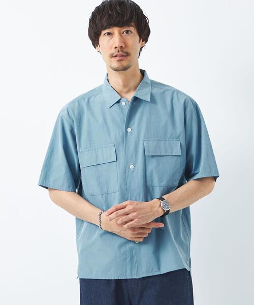 green label relaxing（グリーンレーベルリラクシング）の「ソアトリュフ エクスプローラー シャツ（シャツ/ブラウス・メンズ・ネイビー/ライトブルー/ナチュラル・L/M/XL/S）」の3枚目の写真