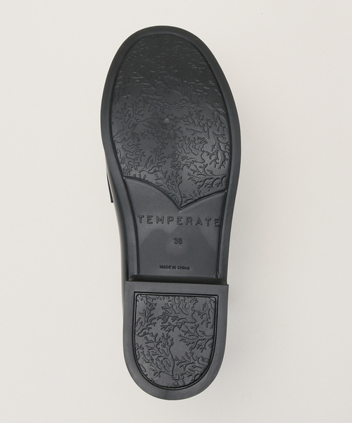 TEMPERATE(テンパレイト)の「【TEMPERATE/テンパレイト】 PVCビットツキローファー(ローファー・レディース・ブラック・37/38/39)」の10枚目の写真