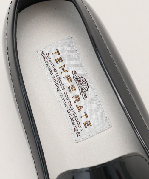 TEMPERATE(テンパレイト)の「【TEMPERATE/テンパレイト】 PVCビットツキローファー(ローファー・レディース・ブラック・37/38/39)」の3枚目の写真