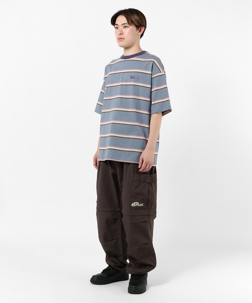 HUF（ハフ）の「HUF CO STRIPE CREW / HUF ストライプ Tシャツ（T
