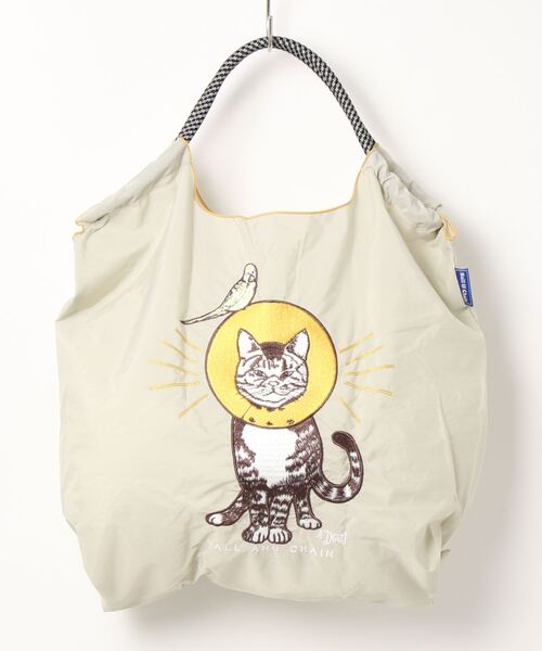 Ball&Chain（ボールアンドチェーン）の「<<WEB限定>>【Ball&Chain】D CAT（エコバッグ/サブバッグ・レディース・グリーン/ブラック/グレー/イエロー・FREE）」の3枚目の写真