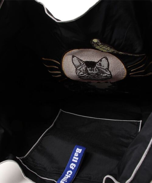 Ball&Chain（ボールアンドチェーン）の「<<WEB限定>>【Ball&Chain】D CAT（エコバッグ/サブバッグ・レディース・グリーン/ブラック/グレー/イエロー・FREE）」の7枚目の写真