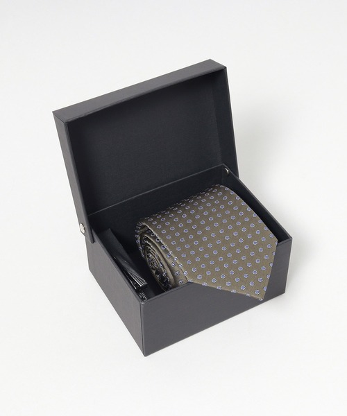 THE SHOP TK (ザ ショップ ティーケー )の「ネクタイ&タイピン ギフトBOXセット(ネクタイ・メンズ・ブルー系その他/ダークグリーン系1/ブルー系1/グレー系1/ブラウン系4/ダークグリーン系5/ブルー系5/ピンク系9/ワイン系1/グレー系4/ネイビー系3/ネイビー系5/ブルー系6/ネイビー系7・99)」の6枚目の写真