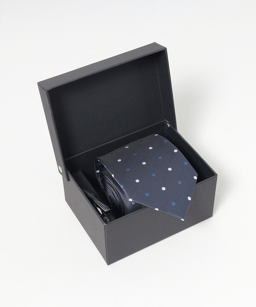 THE SHOP TK (ザ ショップ ティーケー )の「ネクタイ&タイピン ギフトBOXセット(ネクタイ・メンズ・ブルー系その他/ダークグリーン系1/ブルー系1/グレー系1/ブラウン系4/ダークグリーン系5/ブルー系5/ピンク系9/ワイン系1/グレー系4/ネイビー系3/ネイビー系5/ブルー系6/ネイビー系7・99)」の9枚目の写真