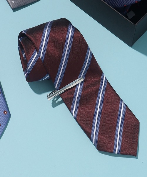 THE SHOP TK (ザ ショップ ティーケー )の「ネクタイ&タイピン ギフトBOXセット(ネクタイ・メンズ・ブルー系その他/ダークグリーン系1/ブルー系1/グレー系1/ブラウン系4/ダークグリーン系5/ブルー系5/ピンク系9/ワイン系1/グレー系4/ネイビー系3/ネイビー系5/ブルー系6/ネイビー系7・99)」の14枚目の写真