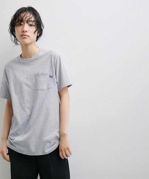 PARROTT CANVAS(パロットキャンバス)の「【PARROTT CANVAS】FRUIT OF THE LOOM/FAVORITE POCKET TEE (2PACK)(Tシャツ/カットソー・レディース・ライトグレー/ブラック・M)」の17枚目の写真