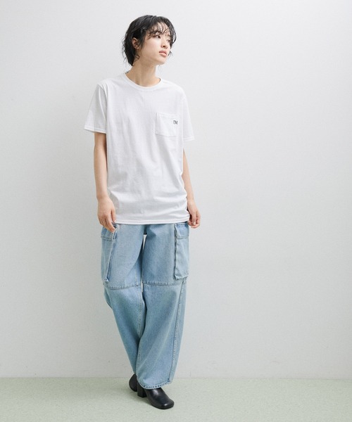 PARROTT CANVAS(パロットキャンバス)の「【PARROTT CANVAS】FRUIT OF THE LOOM/FAVORITE POCKET TEE (2PACK)(Tシャツ/カットソー・レディース・ライトグレー/ブラック・M)」の15枚目の写真