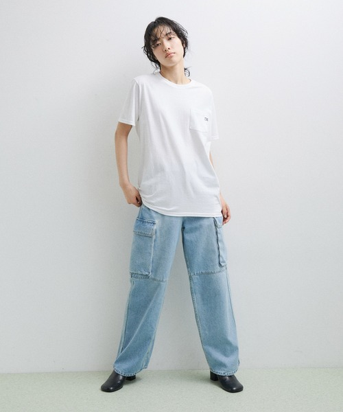 PARROTT CANVAS(パロットキャンバス)の「【PARROTT CANVAS】FRUIT OF THE LOOM/FAVORITE POCKET TEE (2PACK)(Tシャツ/カットソー・レディース・ライトグレー/ブラック・M)」の11枚目の写真
