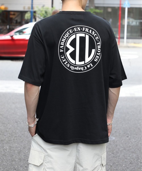 SETUP7(セットアップセブン)の「【MCL】Over size back print Tee/オーバーサイズ バックプリント(Tシャツ/カットソー・メンズ・ホワイト/ライトグリーン/ブラック/ライトブルー・S/M/L/XL)」の3枚目の写真
