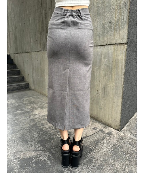 ENVYM（アンビー）の「ローウエストタイトロングスカート（スカート・レディース・アイボリー/ブラック/グレー・FREE）」の18枚目の写真