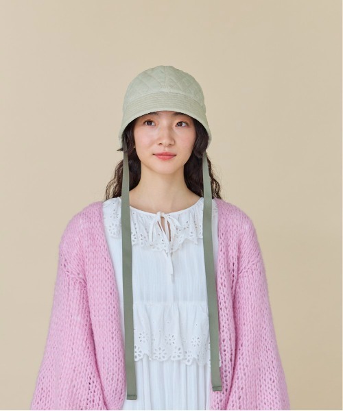 kaorinomori(カオリノモリ)の「kaorinomori パティハット(ハット・レディース・ホワイト/ブラウン・M/57.5cm)」の3枚目の写真