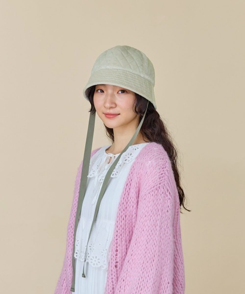 kaorinomori(カオリノモリ)の「kaorinomori パティハット(ハット・レディース・ホワイト/ブラウン・M/57.5cm)」の4枚目の写真
