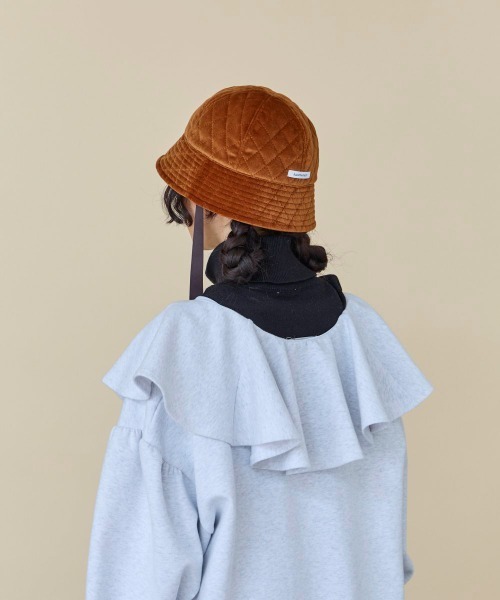 kaorinomori(カオリノモリ)の「kaorinomori パティハット(ハット・レディース・ホワイト/ブラウン・M/57.5cm)」の19枚目の写真
