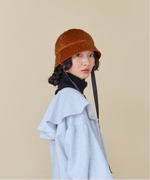 kaorinomori(カオリノモリ)の「kaorinomori パティハット(ハット・レディース・ホワイト/ブラウン・M/57.5cm)」の20枚目の写真