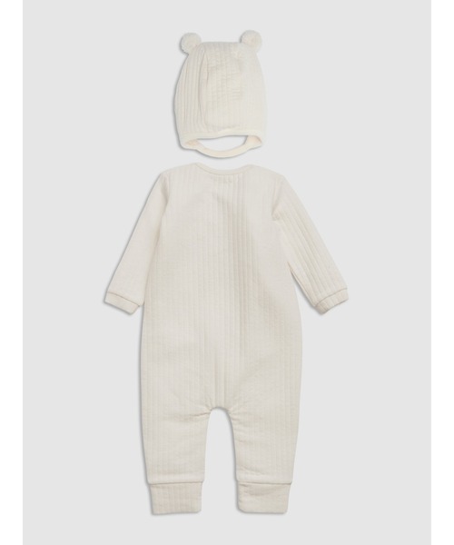 GAP(ギャップ)の「はじめてのお気に入り クロスオーバー ボディオール セット (ベビー)(ロンパース・キッズ・アイボリー/グレー・70cm/60cm/50cm/80cm/90cm)」の5枚目の写真