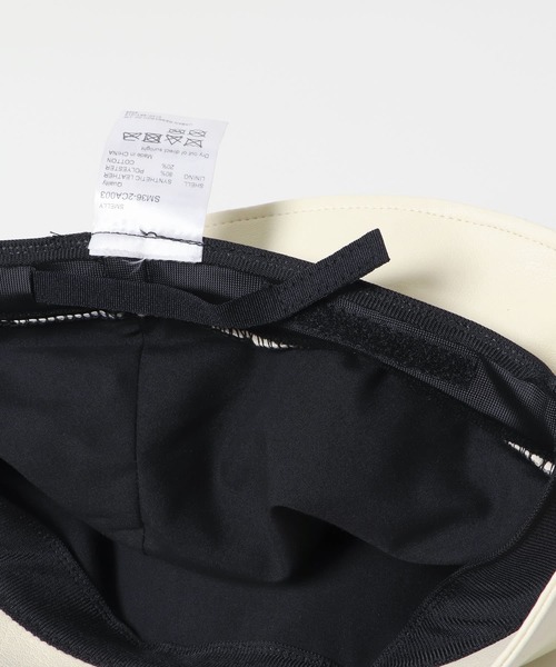 SMELLY（スメリー）の「フロントラインフェイクレザーハット（ハット・レディース・ブラック/アイボリー・-）」の21枚目の写真