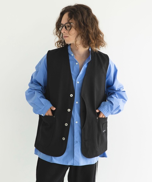 CRAFT STANDARD BOUTIQUE(クラフトスタンダードブティック)の「【リサイクル】ヘビーツイルワークベスト(ベスト・レディース・ブラウン/ブラック/カーキ・M/L)」の2枚目の写真