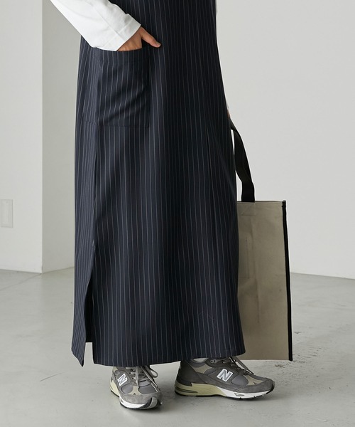 ★Hobbs London Finley ピンストライプｘベルト 上質ワンピ★ ☆Hobbs London Finley ピンストライプxベルト 上質ワンピ☆