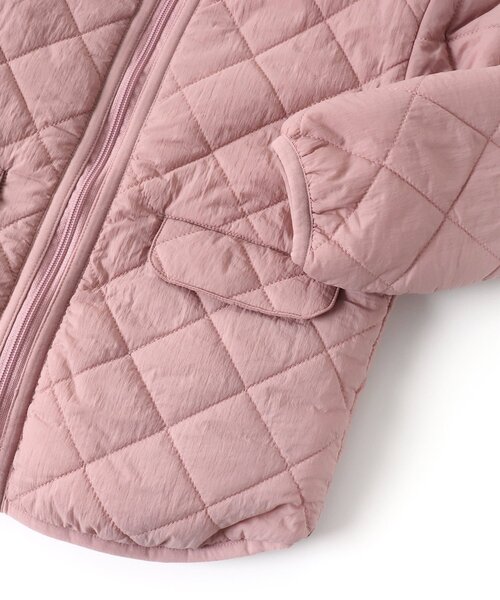 apres les cours（アプレレクール）の「【洗える・2Way】リバーシブルボアジャケット（ブルゾン・キッズ・ピンク/アイボリー/カーキ・120/80/130/100/110/90/140）」の19枚目の写真