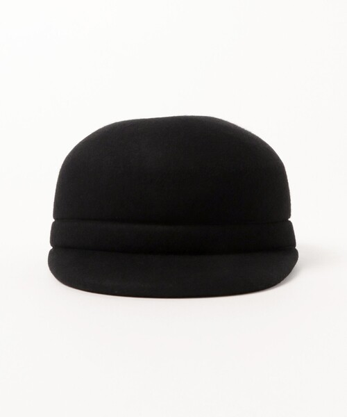 BEAMS HEART（ビームスハート）の「BEAMS HEART / フェルト キャスケット（キャスケット・レディース・ブラック/ダークブラウン・FREE）」の16枚目の写真